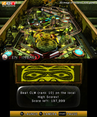 Illustration for article titled Zen Pinball 3D Coming to 3DS via Nintendo eShop This Fall